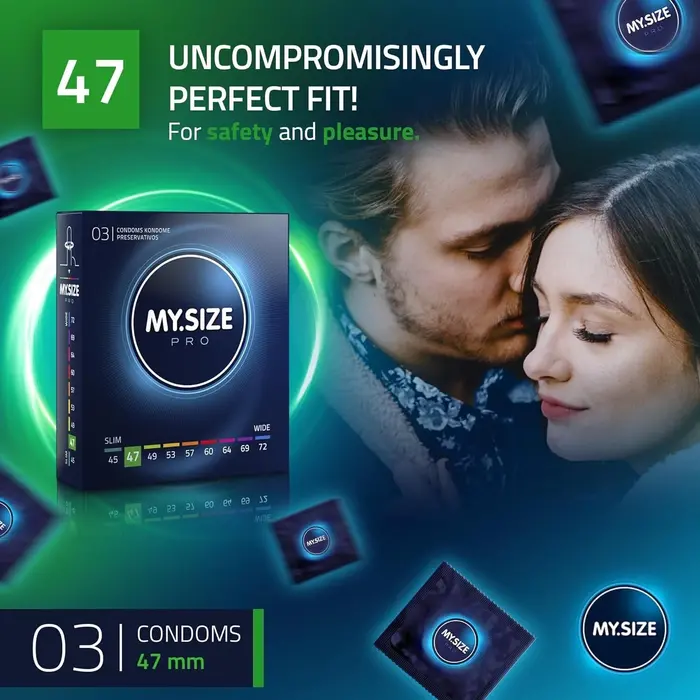Prezervative Premium My Size "MY SIZE PRO" 47mm - 3 Bucati