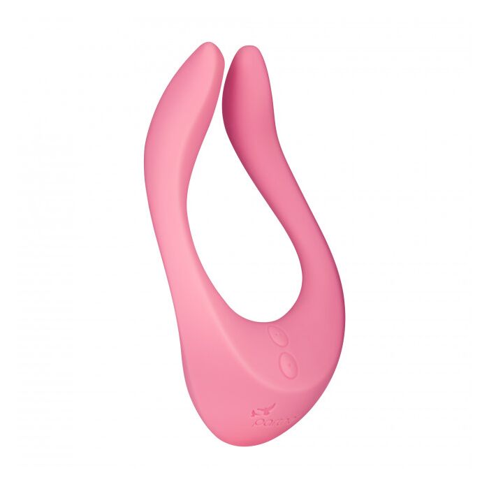 Satisfyer - Stimulator multifuncțional pentru cupluri, Partner Multifun 1 - Roz