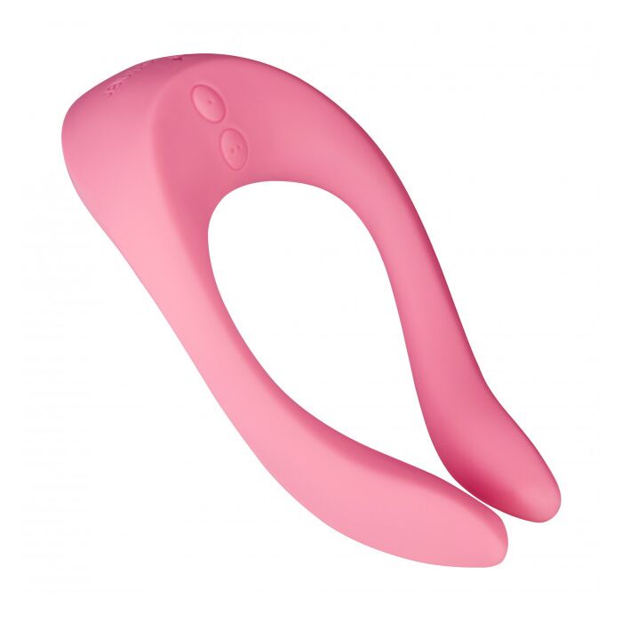 Satisfyer - Stimulator multifuncțional pentru cupluri, Partner Multifun 1 - Roz