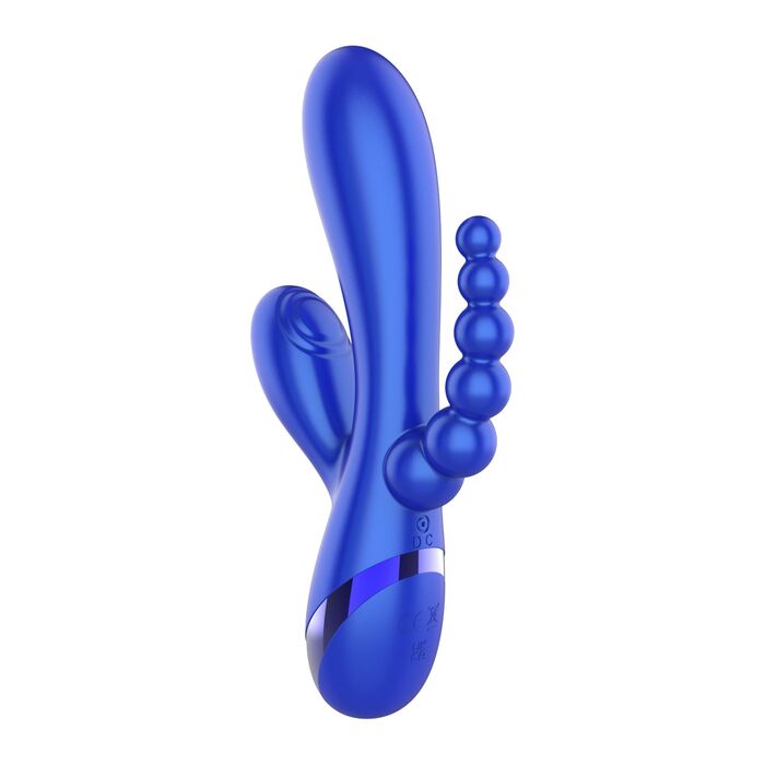 Vibrator Triple Xocoon Triple Love Vibrator Albastru