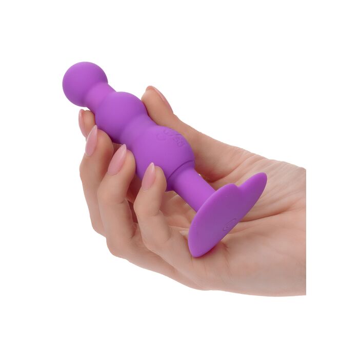 Vibrator Anal CalExotics Triple Beaded Probe - Violet