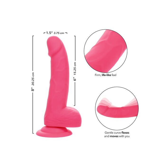 Dildo CalExotics Neon Silicone Studs, Roz