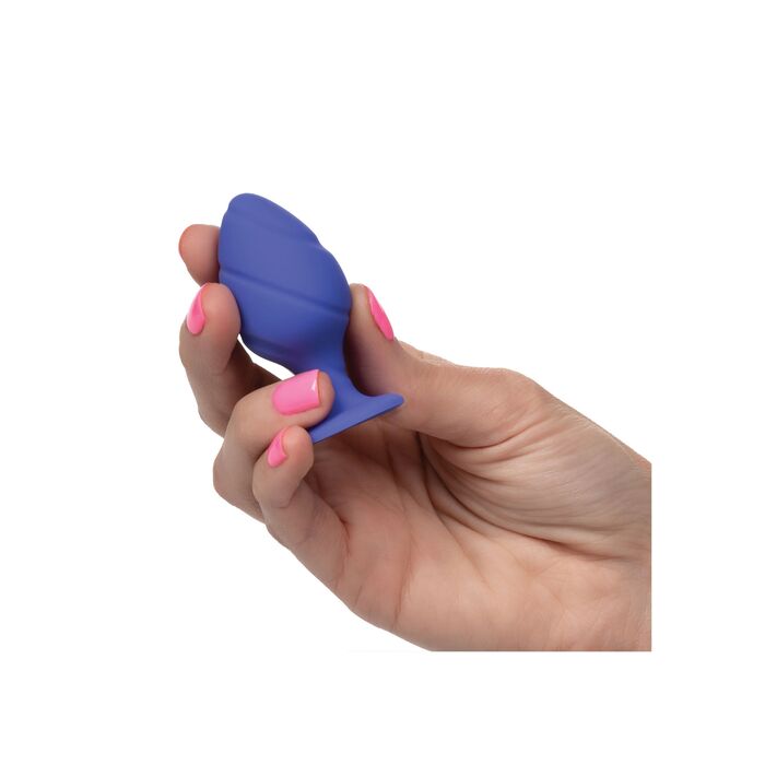 Set 2 bucati Plug Anal CalExotics Cheeky Buttplug - Violet