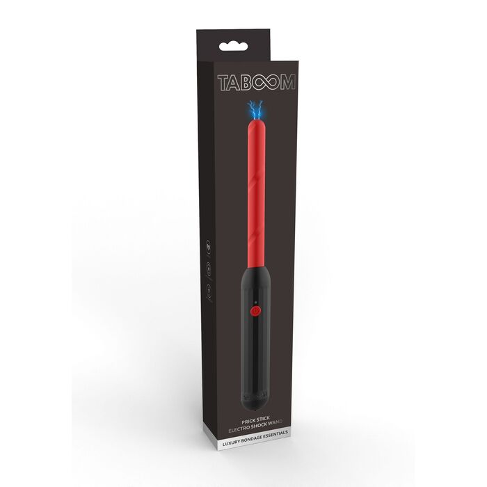 Aparat electrosocuri Taboom Prick Stick Electro Shock Wand cutie originala rosu