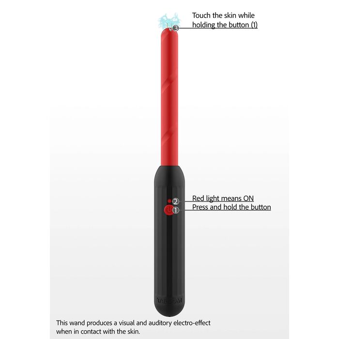 Instructiuni utilizare Taboom Prick Stick Electro Shock Wand