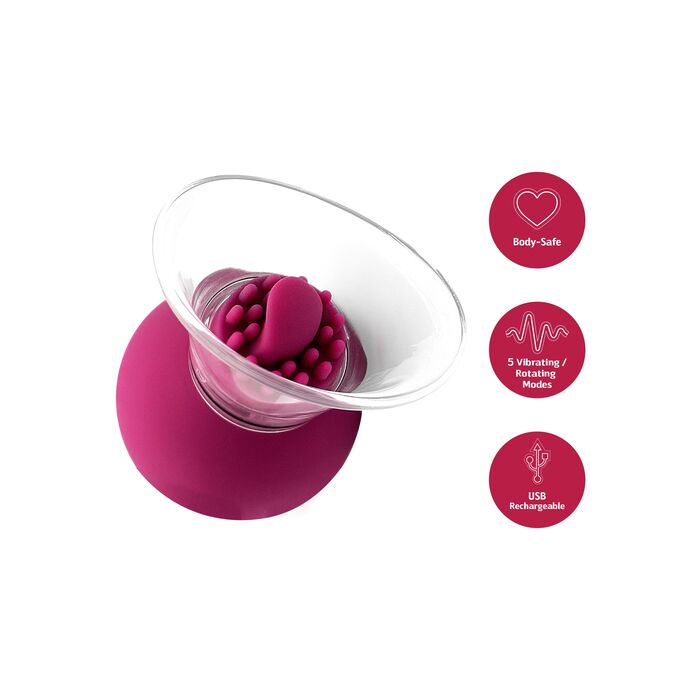 Vibrator Rotatif Suctiune She.E.O - 5 moduri vibratie
