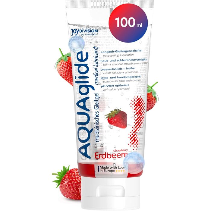 Lubrifiant Joydivision Aquaglide Capsuni 100 ml
