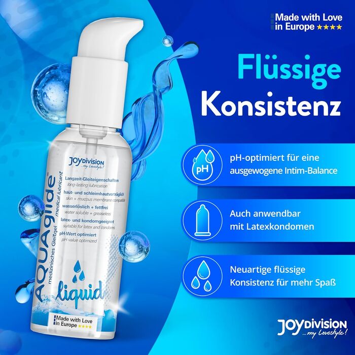 Lubrifiant JoyDivision "AQUAglide Liquid" 125 ml
