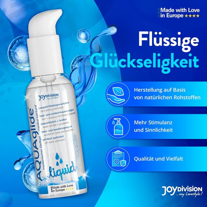 Lubrifiant JoyDivision "AQUAglide Liquid" 125 ml