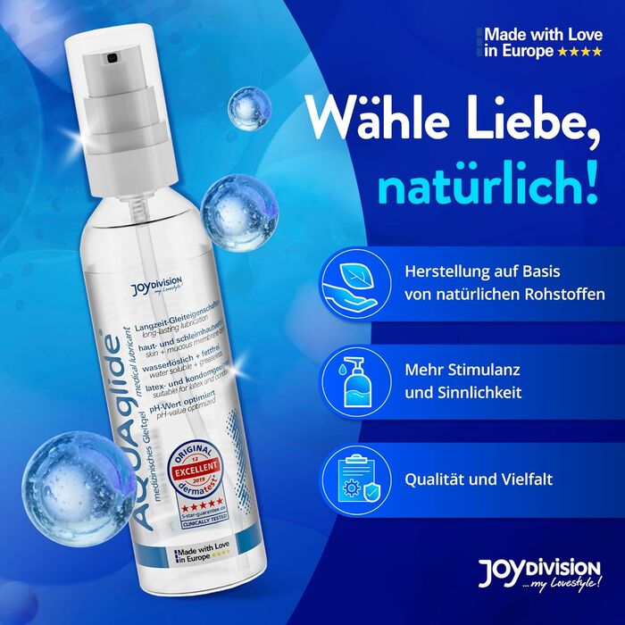 Lubrifiant JoyDivision »AQUAglide« 75 ml