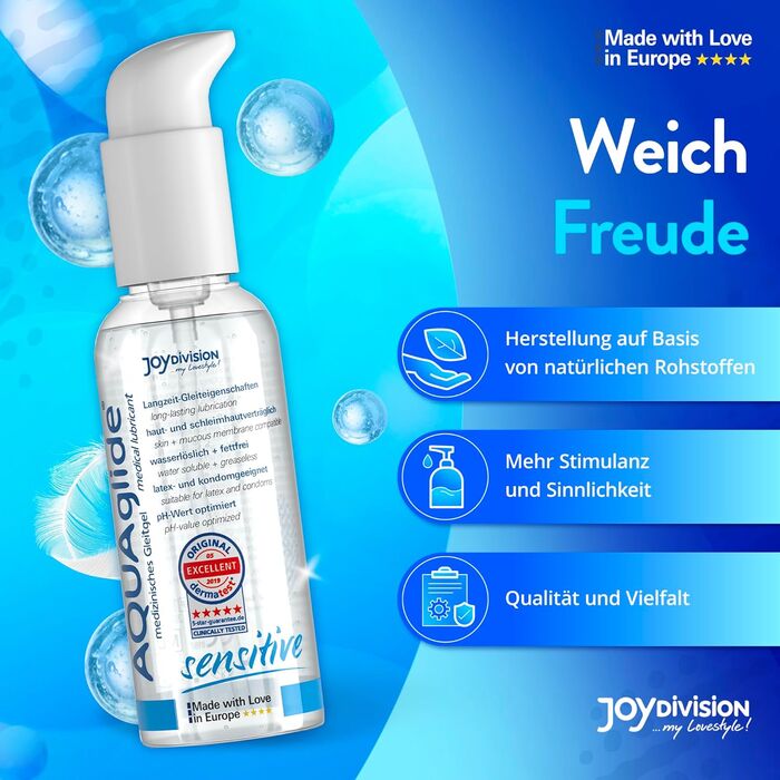 Lubrifiant Joydivision "AquaGlide Sensitive" 125ml