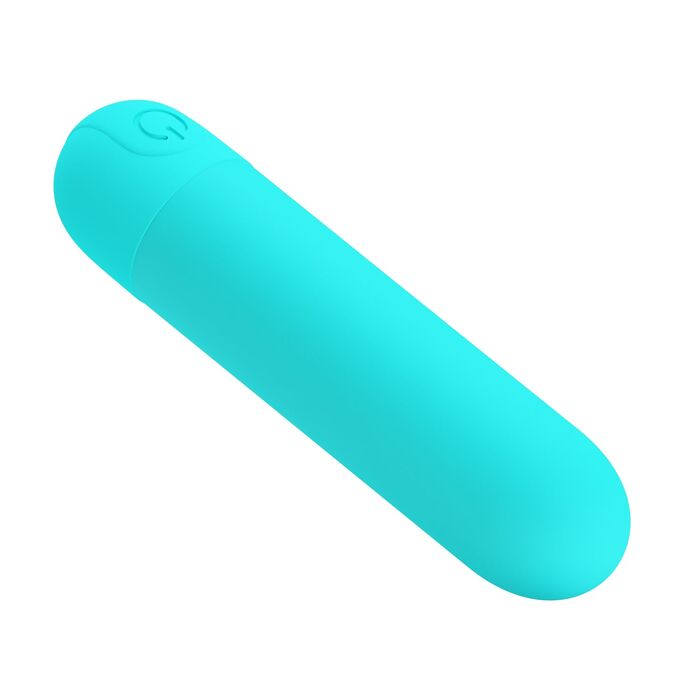 Mini vibrator bullet Stefan Pretty Love Turcoaz - mod de utilizare extern