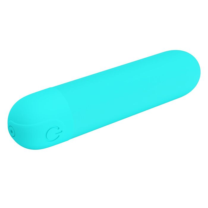 Mini vibrator bullet Stefan Pretty Love Turcoaz - design compact tovaras calatorie