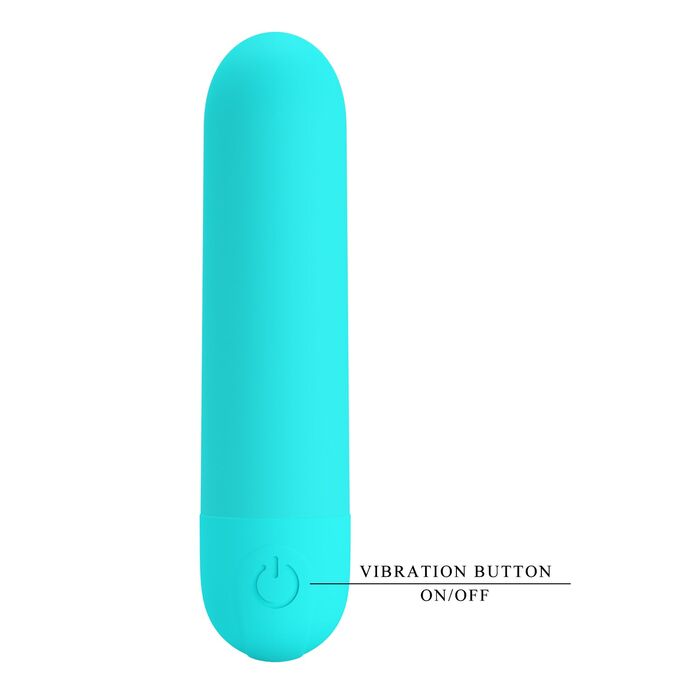 Mini vibrator bullet Stefan Pretty Love Turcoaz - stimulare clitoris sfarcuri masaj intern