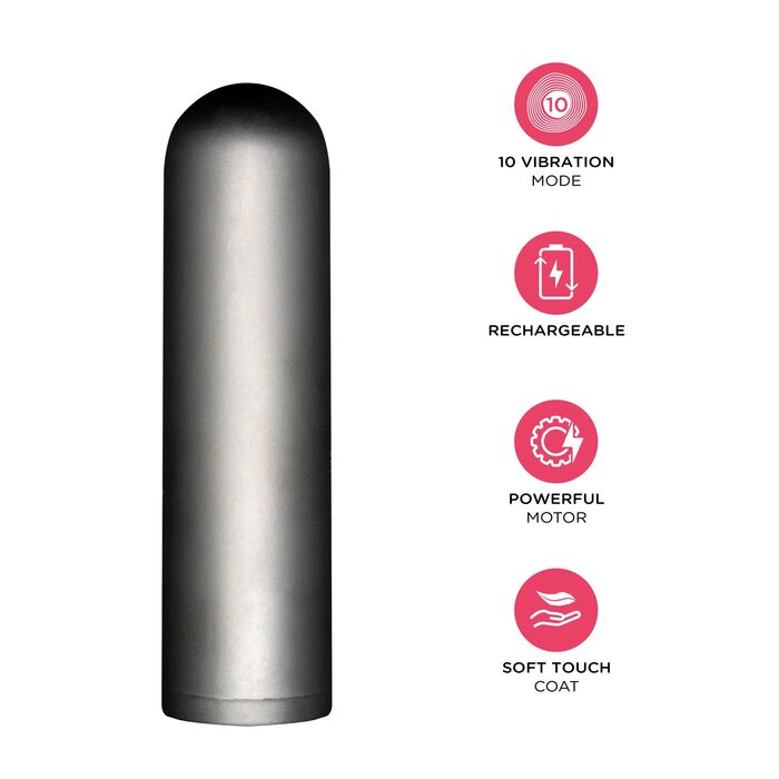 Kit Vibrator ORGIE Vibe! Bullet + Dual Vibe! Strawberry Gin