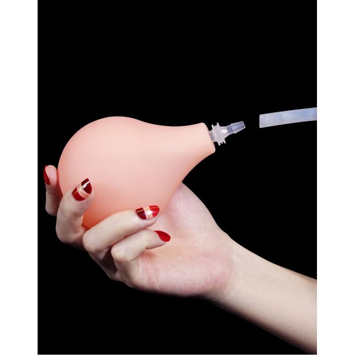 Dildo Ejaculator LoveToy Squirt Extreme 23 cm Nude functionare pompa
