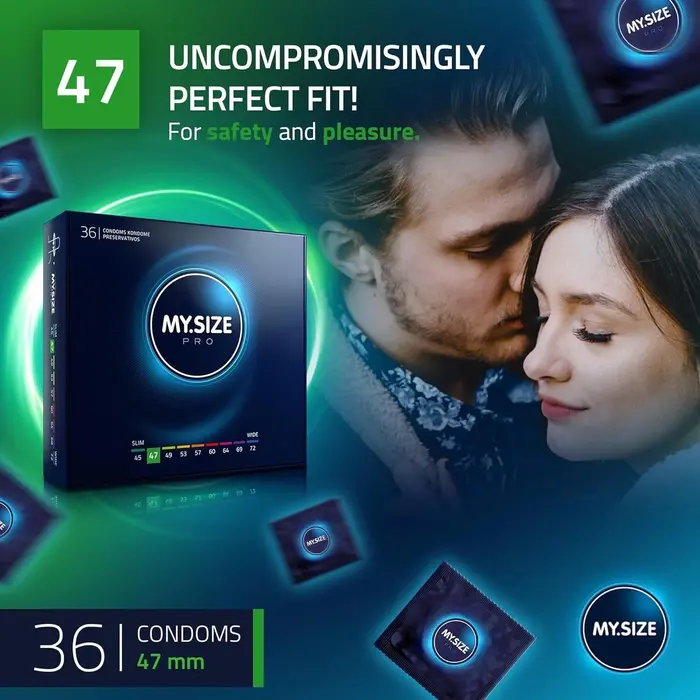 Prezervative Premium My Size "MY SIZE PRO" 47mm - 36 Bucati