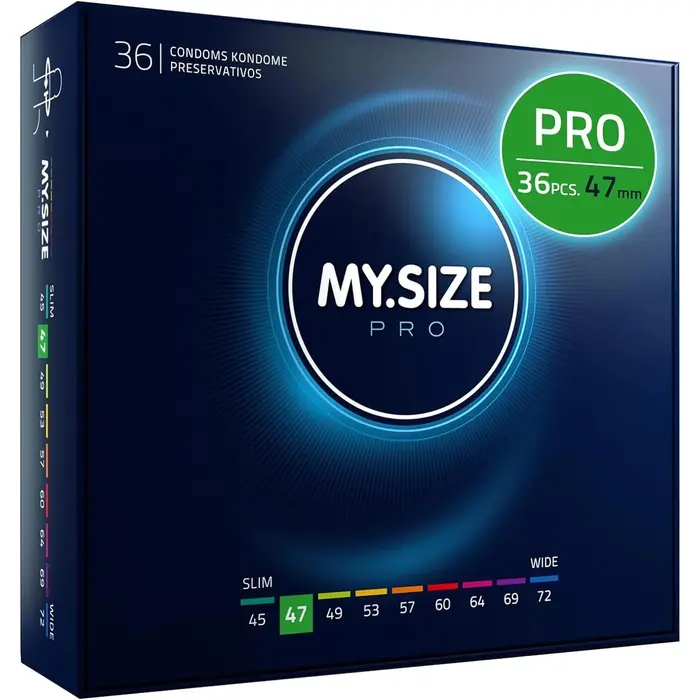 Prezervative Premium My Size "MY SIZE PRO" 47mm - 36 Bucati