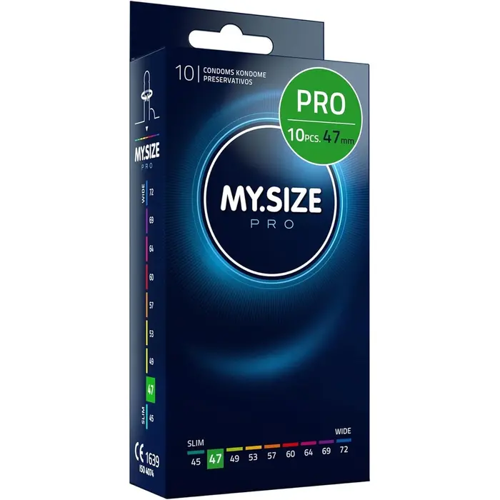 Prezervative Premium My Size "MY SIZE PRO" 47mm -10 Bucati-Vtex