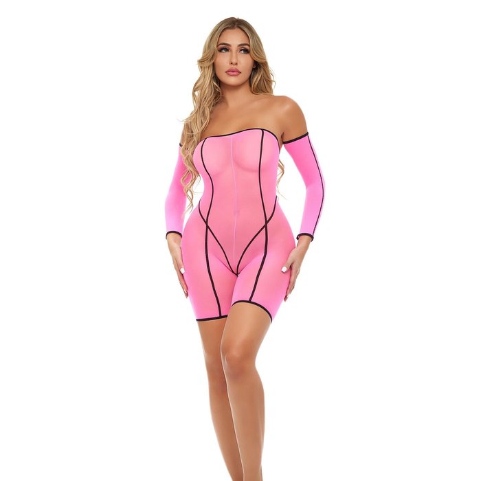 Set Body Pink Lipstick Lingerie Double Vision Roz