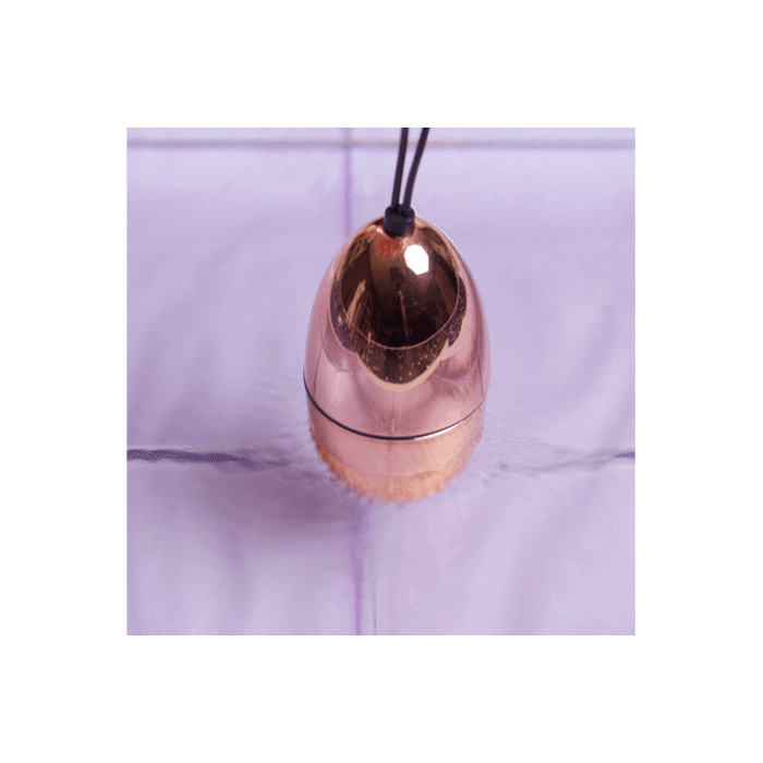 Rosy Gold New Vibrating Egg - demonstratie impermeabilitate 100%