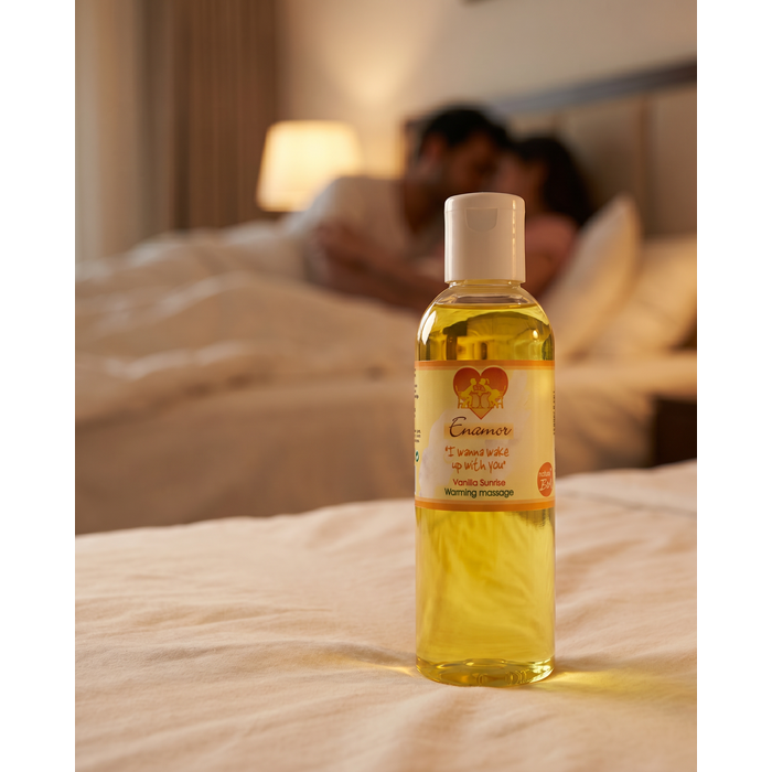 Ulei de masaj, Nature Body, cu incalzire Enamore Vanilla Sunrise, 100 ml-phot