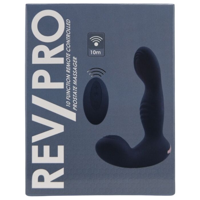 Aparat masaj prostata Rev-Pro 10 Function cutie fata informatii