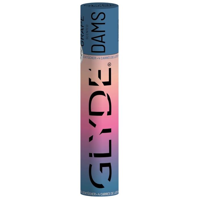 Prezervativ Latex Oral SHEER GLYDE Dams Aroma Struguri - imagine 1