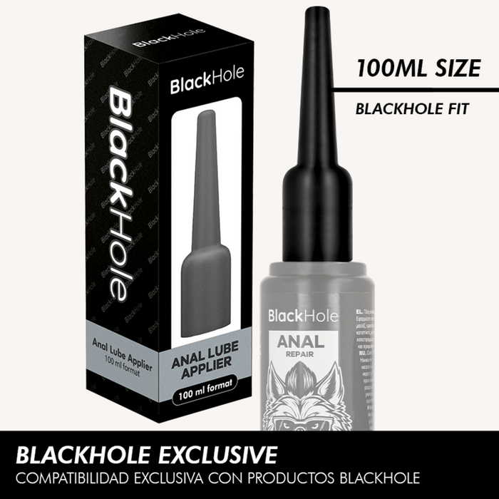 Aplicator Lubrifiant Anal BLACK HOLE L 100ml - imagine 1