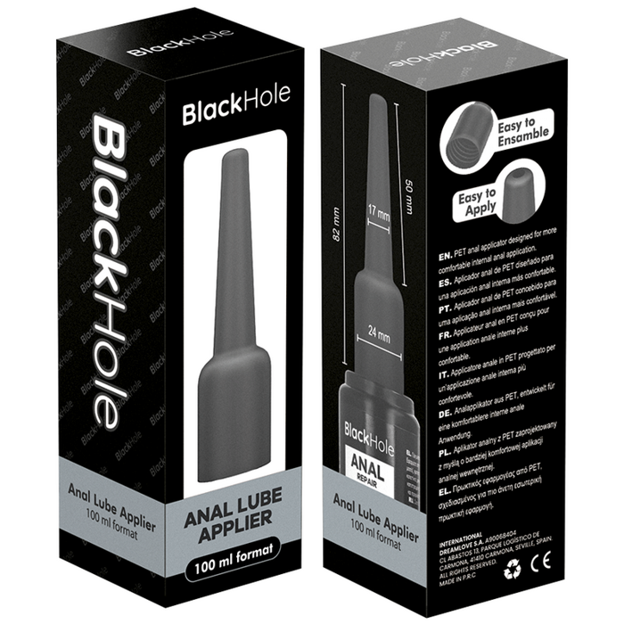 Aplicator Lubrifiant Anal BLACK HOLE L 100ml - imagine 8