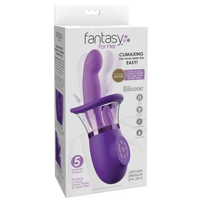 Vibrator Rabbit FANTASY FOR HER Ultimate Pleasure Pro Plus Mov - imagine 5