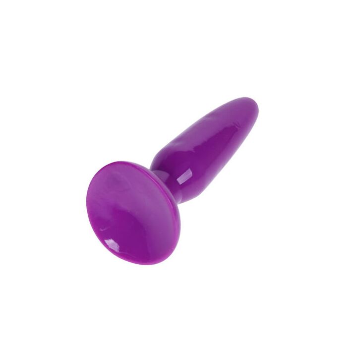 Dop anal violet 13.5cm baza larga ventuza insertie anala confortabila