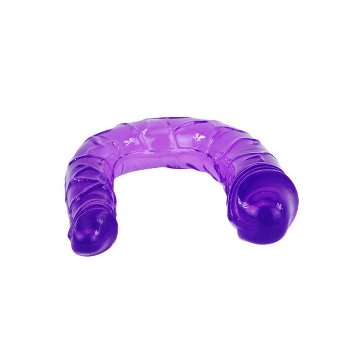 Dildo Dublu BAILE Double Dildo Jelly Lila - imagine 3