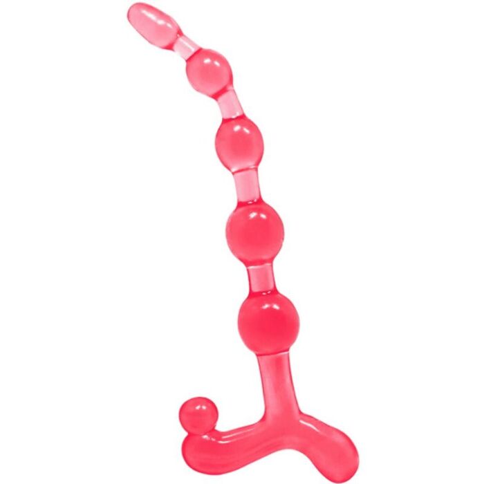 Bile Anale BAILE Bendy Twist Rosii - imagine 1