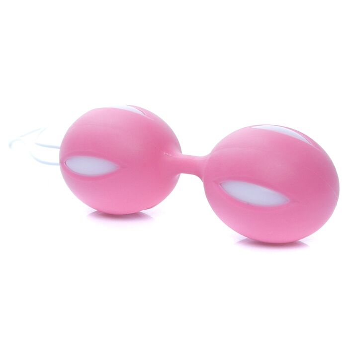 Bile vaginale Smartballs Pink - bile kegel TPR ABS roz pentru femeii