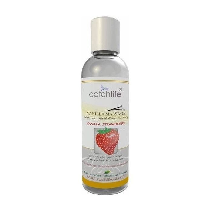 ULEI MASAJ SI Gel lubrifiant Nature Body Fun Gel Vanilie Capsuni 100 ml