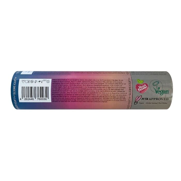 Prezervative pentru Femei Sheer Glyde "Cola Oral Dams" 4 Bucati - Coca Cola